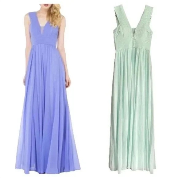 Bariano Dresses & Skirts - NWT Bariano $430 Sleeveless Maxi Dress in Mint Size M
